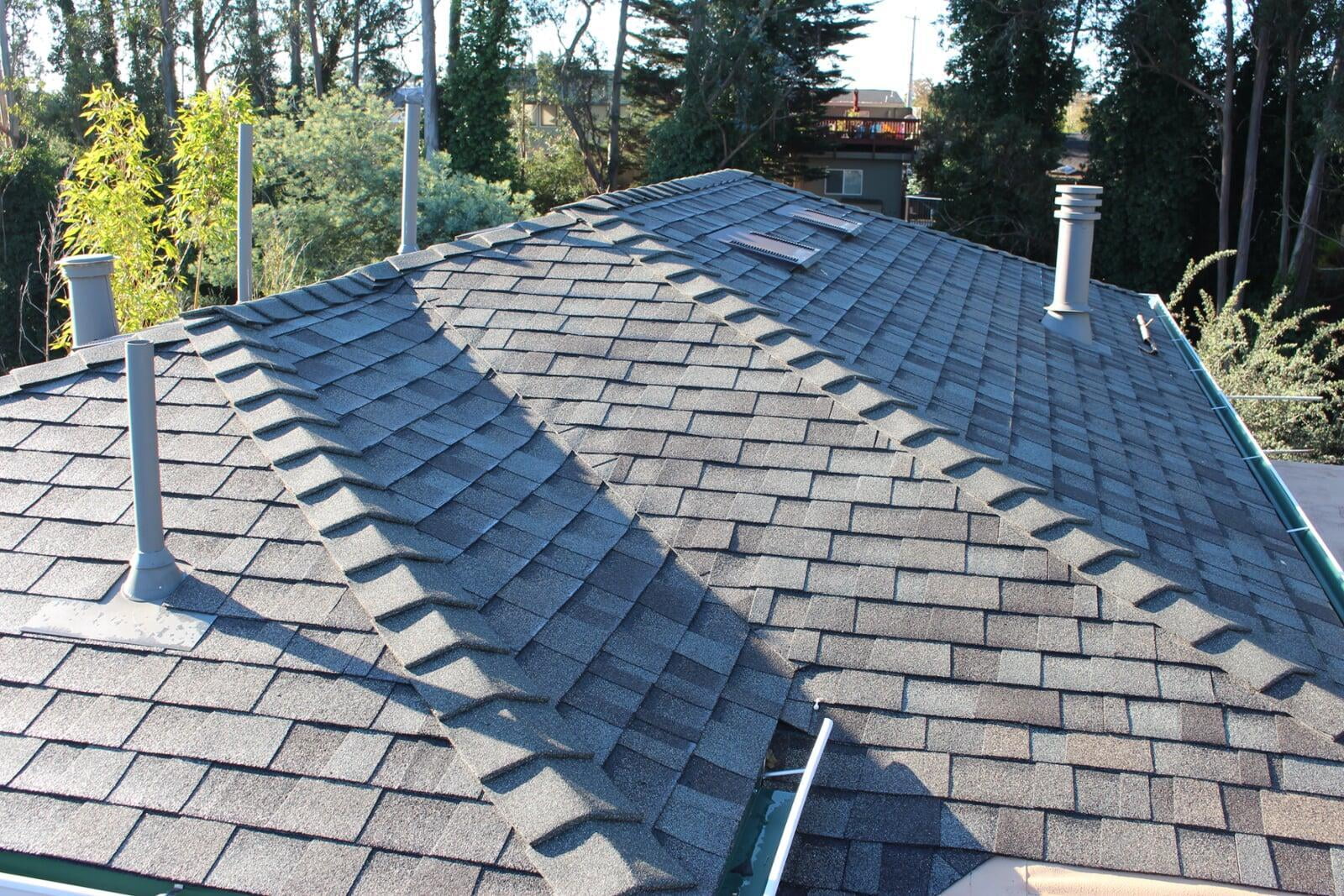 composition flat roofing residential