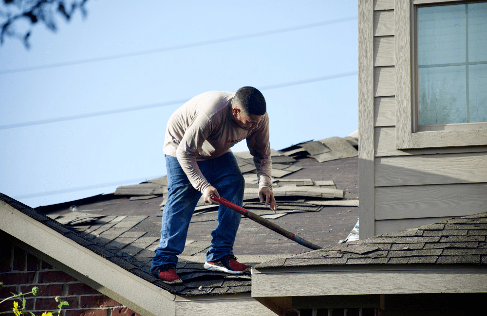 repairing roof