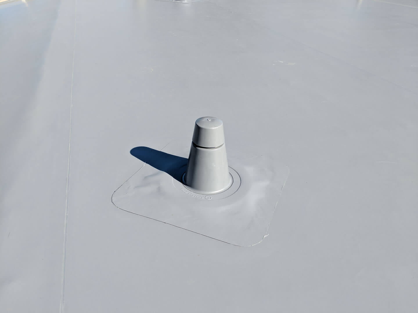 Flat re roof – IB 50 mil Grey