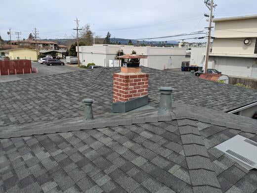 Composition roof, Residential