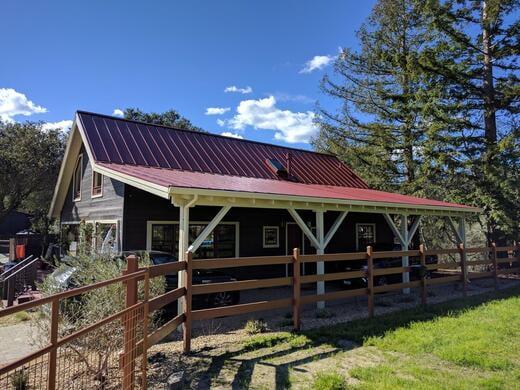 Metal roof